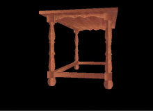 3D model of the table